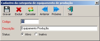 FRMMNTCODGER_CadastroDaCategoriaDeEquipamentoDeProducao