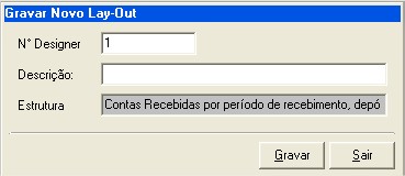 Gravar Novo Layout