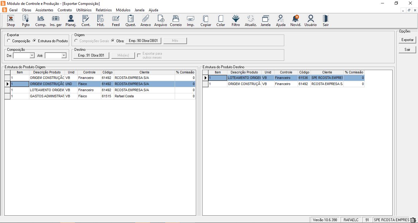 Como Utilizar Os Recursos Da Tela Exportação De Composição Virtuau Globaltec 2121